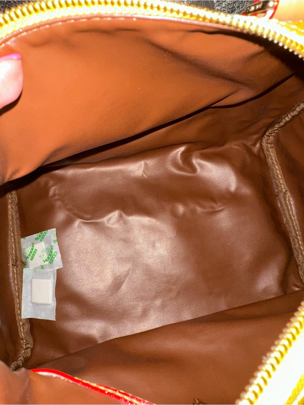 Leather speedy Bag - yellow Not authentic - Picture 2 of 8